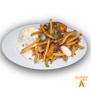 Vegan Lomo Saltado in LA