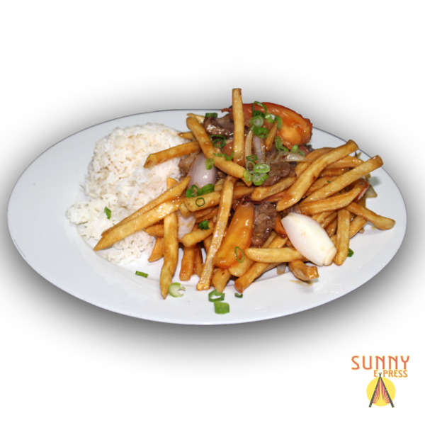 Vegan Lomo Saltado in LA