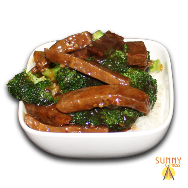 Vegan Steak with Broccoli