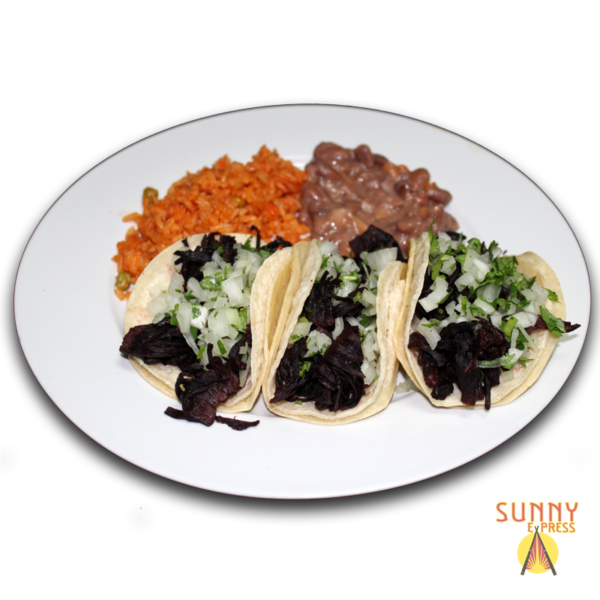 Vegan Taco Plate in LA